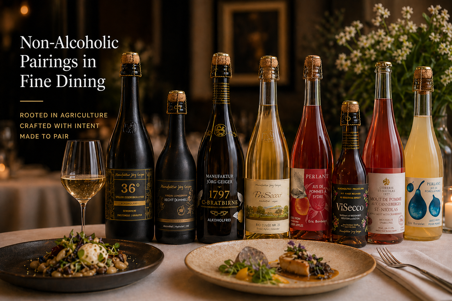 Non-Alcoholic Pairings in Fine Dining